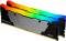 Миниатюра Kingston FURY Renegade RGB Black XMP DDR4 32GB (2x16GB) 3200MHz CL16 Kit KF432C16RB12AK2/32, фото 1