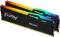 Миниатюра Kingston FURY Beast Black RGB XMP DDR5 32GB (2x16GB) 6000MHz CL30 Kit KF560C30BBAK2-32, фото 1