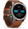 Миниатюра Garmin Fenix 8 51mm AMOLED Sapphire Carbon grey DLC w. Chestnut Leather Band 010-02905-40, фото 3