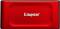 Миниатюра Kingston XS1000 1TB Red USB 3.2 Type-C SXS1000R/1000G, фото 1