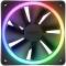Миниатюра NZXT F120RGB Duo - 120mm Dual-sided RGB Fan - Single Pack (Black) RF-D12SF-B1, фото 1