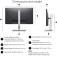 Миниатюра Dell Pro Plus 24' QHD USB-C Hub Monitor P2425DE 210-BRDM, фото 12
