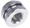 Миниатюра ALPHACOOL HF bulkhead fitting G1/4 - Chrome 17068, фото 1