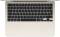 Миниатюра Apple MacBook Air 13 M4 A3240 Starlight 2025 MDG24 / Z1CV000RQ, фото 2