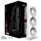 Миниатюра XFX Swift AMD Radeon RX 9060 XT OC White Triple Fan Gaming Edition 16GB RX-96TS316W7, фото 1