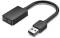 Миниатюра Vention 2-port External Sound Card Black CDYB0, фото 1