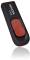 Миниатюра A-Data C008 16GB Black/Red USB 2.0 AC008-16G-RKD, фото 1