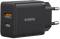 Миниатюра Baseus Cube Fast Charger QC3.0+PD3.0 30W USB+Type-C 3A Cluster Black 00000080557_1, фото 2
