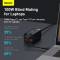 Миниатюра Baseus GaN3 Pro Desktop Fast Charger QC4.0+PD3.0 100W 2USB+2Type-C 5A + Type-C to Type-C 100W 20V/5A 1m Black CCGP000101, фото 7