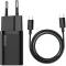Миниатюра Baseus Super Si Quick Charger QC3.0+PD3.0 25W Type-C 3A + Type-C to Type-C 3A 1m Black 6953156206021, фото 1