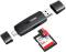 Миниатюра Ugreen CM304 USB Type-C 3.1 + USB for TF/SD 3.0 Card Reader Black 80191, фото 1