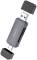 Миниатюра HOCO HB45 Spirit 2-in-1 USB-USB Type-C 3.0 Black 6942007620529, фото 1