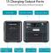 Миниатюра Choetech BS008 UPS Bidirectional PowerStation 2400W/2048Wh Wifi+Bt BS008-BQB, фото 5