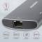 Миниатюра AXAGON MC-6M2 SuperSpeed USB-C COMBO 6in1 hub Grey HMC-6M2, фото 5