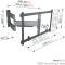 Миниатюра Vogels TVM 5845 Full-Motion TV Wall Mount 8302419000, фото 2