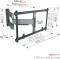 Миниатюра Vogels TVM 5645 Full-Motion TV Wall Mount (black) 8302419000, фото 2
