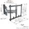 Миниатюра Vogels TVM 5445 Full-Motion TV Wall Mount (black) 8302419000, фото 2
