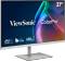 Миниатюра Viewsonic 27' 120Hz 2K QHD Pantone Validated White Monitor VP2766-2K-W, фото 2