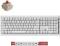 Миниатюра Keychron V6 Ultra Keychron Red Switch RGB UA White V6U-F1-UA, фото 7