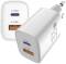 Миниатюра Sigma 1xUSB-C PD33W + 1xUSB QC3.0 GaN X-power PS33-01 wh 4827798527719, фото 2