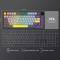 Миниатюра Ajazz AK820 Sea Salt Switch RGB USB-C UA Black AK820-SS-BGY, фото 17