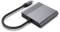 Миниатюра CABLEXPERT USB-C M to HDMI F + DisplayPort F 4K60Hz A-CM-HDMIFDPF-01, фото 2