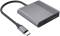Миниатюра CABLEXPERT USB-C M to HDMI F + DisplayPort F 4K60Hz A-CM-HDMIFDPF-01, фото 4