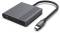 Миниатюра CABLEXPERT USB-C M to HDMI F + DisplayPort F 4K60Hz A-CM-HDMIFDPF-01, фото 6