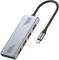 Миниатюра Gembird USB-C 4-in-1 4xUSB 3.2 silver UHB-CM-U310-A4-01, фото 1