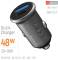 Миниатюра ColorWay USB-C PD30W + USB QC3.0 car adapter CW-CHA065PD-GR, фото 5