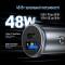 Миниатюра ColorWay USB-C PD30W + USB QC3.0 car adapter CW-CHA065PD-GR, фото 6