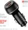 Миниатюра ColorWay USB-C PD65W + USB QC3.0 car adapter CW-CHA068PD-BK, фото 6