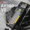 Миниатюра Ajazz AK980 V2 Gift Switch V2 Wireless/Bluetooth/USB UA AK980-V2-G-BGY, фото 7