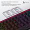 Миниатюра Ajazz NK68 Red Switch USB UA Black NK68-R-S-B, фото 7