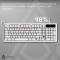 Миниатюра Ajazz AF98 USB UA White AF98-W, фото 8