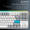 Миниатюра GamePro Asgard Ragnar Wireless/Bluetooth/USB UA White MK285WH, фото 15