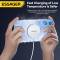 Миниатюра ESSAGER 2-in-1 wireless charger 15W white EWXCX-CF02-Z, фото 10