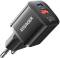 Миниатюра ESSAGER 1xUSB + 1xUSB-C PD20W GaN ECTAC-HMB01-P, фото 1