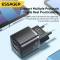 Миниатюра ESSAGER 1xUSB + 1xUSB-C PD20W GaN ECTAC-HMB01-P, фото 5