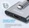 Миниатюра ColorWay USB-C 3-in-1 USB 3.0 + HDMI 4K + USB-C PD100W CW-HUB08, фото 2