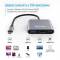 Миниатюра ColorWay USB-C 3-in-1 USB 3.0 + HDMI 4K + USB-C PD100W CW-HUB08, фото 4