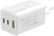 Миниатюра ColorWay C101B GaN Mini 100W PD PPS 2xUSB-C + USB-A white CW-CHS061PD-WT, фото 3