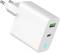 Миниатюра Gembird 1xUSB-A + 1 Type-C (PD20Вт + QC3.0 18Вт) white TA-UC-PDQC20L-W-01, фото 2