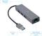 Миниатюра CABLEXPERT USB-A to Gigabit Ethernet, 3 Ports USB 3.1 Gen1 A-AMU3-LAN-01, фото 2