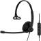 Миниатюра Epos Impact 100 MS Mono USB-C+A Black 1001419, фото 1