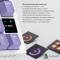 Миниатюра Ajazz AK820 Pro Flying Fish Switch Purple RGB USB/Wirele AK820PRO-FF-PWB, фото 8