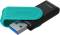 Миниатюра Kingston 128GB DataTraveler Exodia S Black/Turquoise USB 3. DTXS/128GB, фото 2