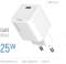 Миниатюра ColorWay GaN Mini 25W PD Port PPS USB-C white CW-CHS052PD-WT, фото 7
