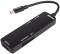Миниатюра Maxxter USB-C to 1xUSB 3.0 + 2xUSB 2.0 + SD/TF HU3C-3PTF-01, фото 1