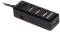 Миниатюра Maxxter USB 2.0 to 4xUSB + charger 5V 1A HU2A-4P-AC-03, фото 2